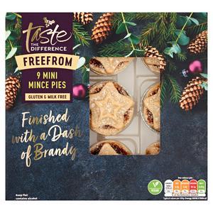 Sainsbury's Free From Mini Mince Pies, Taste the Difference x9 275g