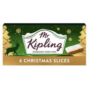 Mr Kipling Christmas Cake Slices x6