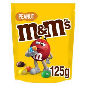 M&M's Peanut Chocolate Pouch Bag 125g