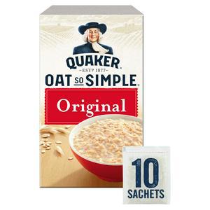 Quaker Oat So Simple Original Porridge Sachets 10x27g