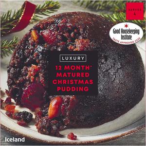 Iceland Luxury 12 Month* Matured Christmas Pudding 400g