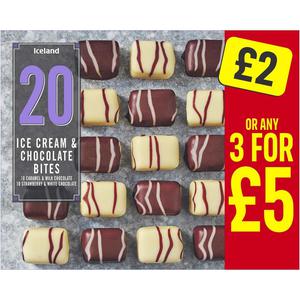 Iceland 20 Ice Cream and Chocolate Bites 200ml