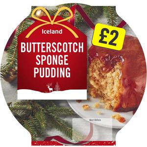 Iceland Butterscotch Sponge Pudding 300g