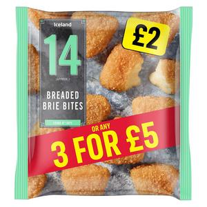 Iceland 14 (approx.) Breaded Brie Bites 252g