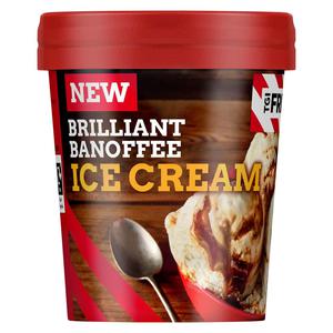 TGI Fridays Brilliant Banoffee Ice Cream 330g