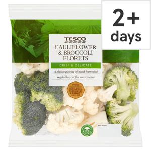 Tesco Cauliflower & Brocolli Florets 400G (M)