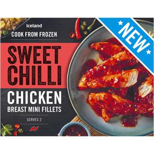 Iceland Sweet Chilli Chicken Breast Mini Fillets 350g