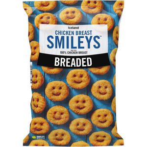 Iceland Breaded Chicken Breast SmileysTM 356g