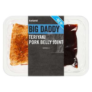 Iceland Big Daddy Teriyaki Pork Belly Joint 650g