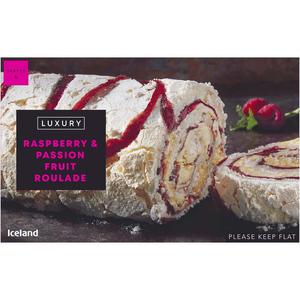 Iceland Raspberry and Passion Fruit Roulade 420g