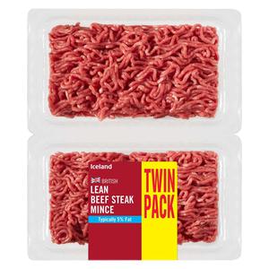 Iceland Lean Beef Steak Mince 650g