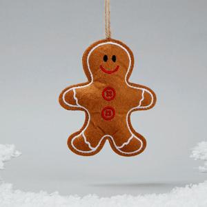 Morrisons Hanging Felt Gingerbread Man