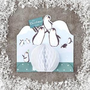 Morrisons Luxury Honeycomb Penguin Card