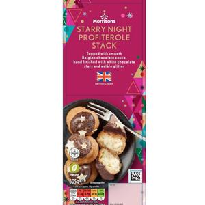 Morrisons Starry Sky 30 Profiterole Stack