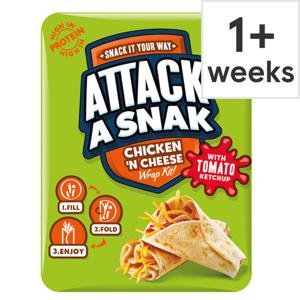 Cheesestring Attack A Snack Chicken Wrap 99G