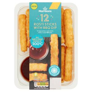 Morrisons Christmas Rosti Sticks With BBQ Dip