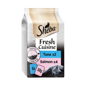 Sheba Fresh Cuisine Taste of Tokyo Wet Cat Food Pouches in Gravy