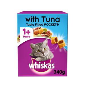 Whiskas Adult Complete Dry Cat Food Biscuits Tuna