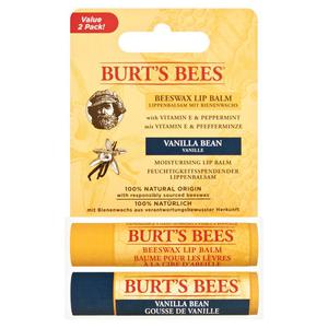 Burt's Bees Beeswax & Vanilla 2 Pack Lip Balm