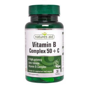 Natures Aid Vitamin C & Vitamin B Complex 50 Tablets