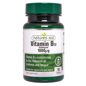 Natures Aid Vitamin B12 1000ug Tablets