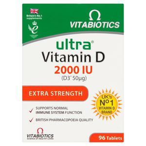 Vitabiotics Ultra Vitamin D 2000 Iu Extra Strength Tablets