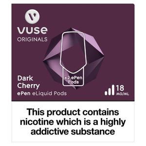 Vuse E Pen Pods Dark Cherry 18Mg/Ml