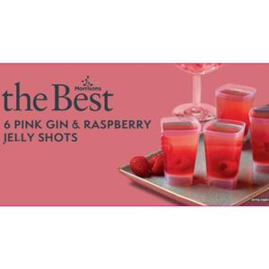 Morrisons Pink Gin & Raspberry Christmas Shots