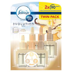 Febreze 3Volution Refills Vanilla Bouquet Twin Pack