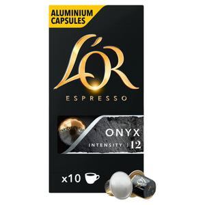 L'OR espresso ONYX Aluminium Coffee Capsules x10 no12