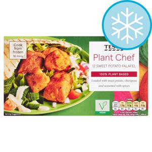 Tesco Plant Chef 12 Sweet Potato Falafel 264G