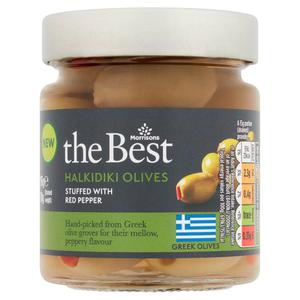 Morrisons The Best Halkidiki Olives Stuffed With Pimiento