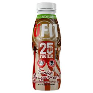 Ufit High Protein Shake Drink Frosted Gingerbread