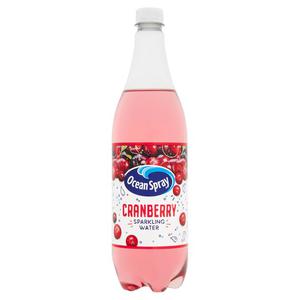 Gerber Ocean Spray Sparkling Water Cranberry 1 Litre