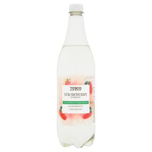 Tesco Sparkling Strawberry Spring Water 1 Litre