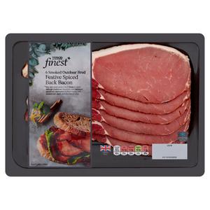 Tesco Finest 5 Festive Spiced Back Bacon 240G