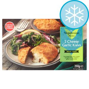 The Vegetarian Factor 2 Cheesy Garlic Kievs Meat Free 250G