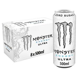 Coca Cola Monster Energy Ultra 8X500ml