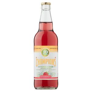 Champions Cider Champions Vitamin Cider Raspberry Flavoured 500Ml