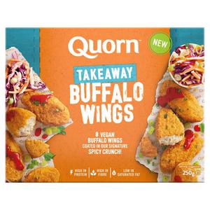 Quorn 8 Vegan Takeaway Buffalo Wings 250G