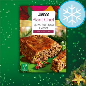 Tesco Plant Chef Festive Nut Loaf & Gravy 460G