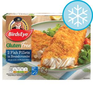 Birds Eye Gluten Free Breaded Fish Fillets 250G