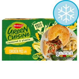 Birds Eye Green Cuisine Meat Free Chicken Pies 4 Pack 620G