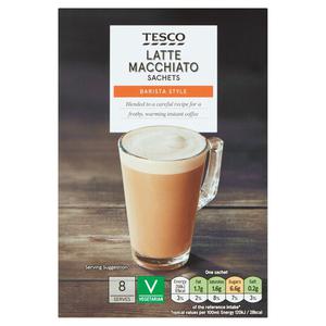 Tesco Latte Macchiato Sachets 124G (8*15.5G)