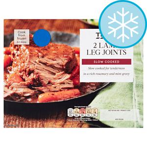 Tesco 2 Slow Cooked Lamb Leg Joints 585G