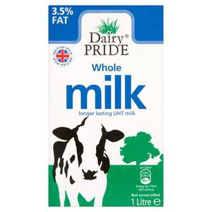 Dairy Pride Uht Whole Milk 1 Litre