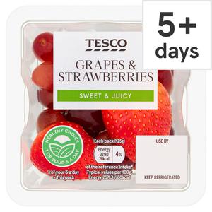 Tesco Grape & Strawberry 125G