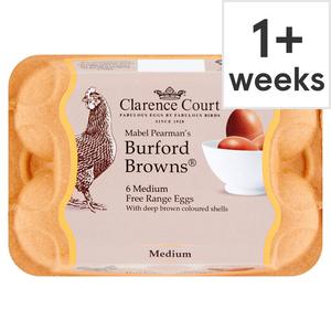 Clarence Court Brown Medium Free Range Eggs 6 Pack