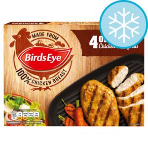 Birds Eye 4 Original Chicken Chargrills 340G