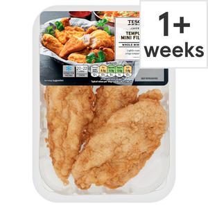 Tesco Chicken Tempura Mini Fillets 305G